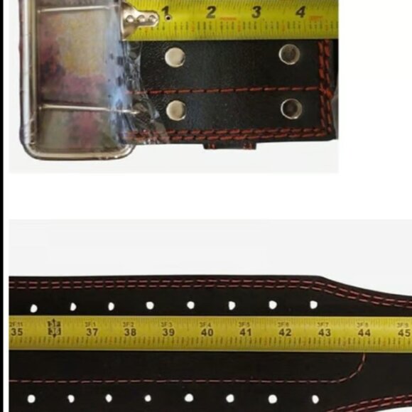 Dark Iron Fitness Weightlifting Belt Heavy Double-Prong Buckle - NEW - Picture 5 of 7